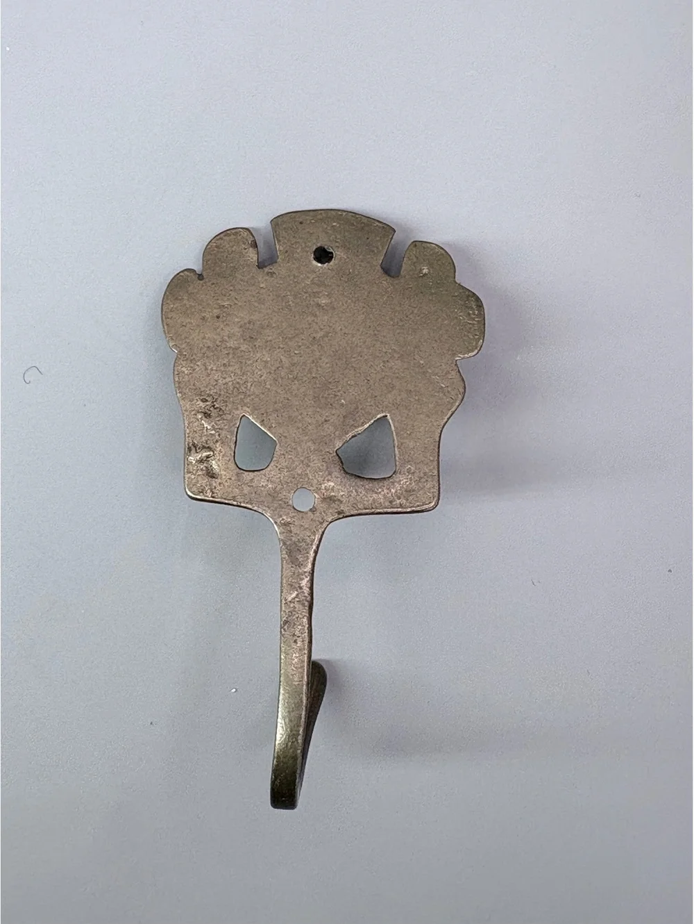 Brass Wall Hook Cherub Baroque Revival Victorian Classical Coat Key Hook